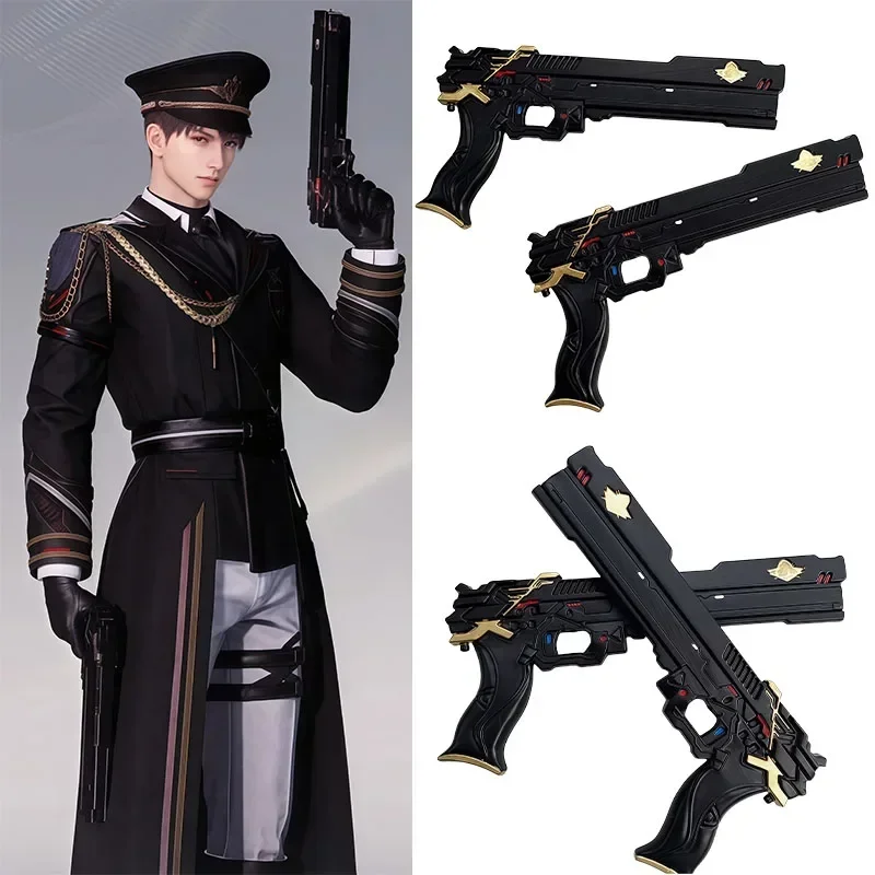 Anime Cosplay 2026 - ชุดคอสเพลย์งานคาร์นิวัลอนิเมะปี 2026 อุปกรณ์ประกอบฉากเกมรักและอวกาศไกล คาเลบ ชุดคอสเพลย์ตัวละครอย่างเป็นทางการ ปืนคู่ของผู้บัญชาการกองทัพอวกาศ