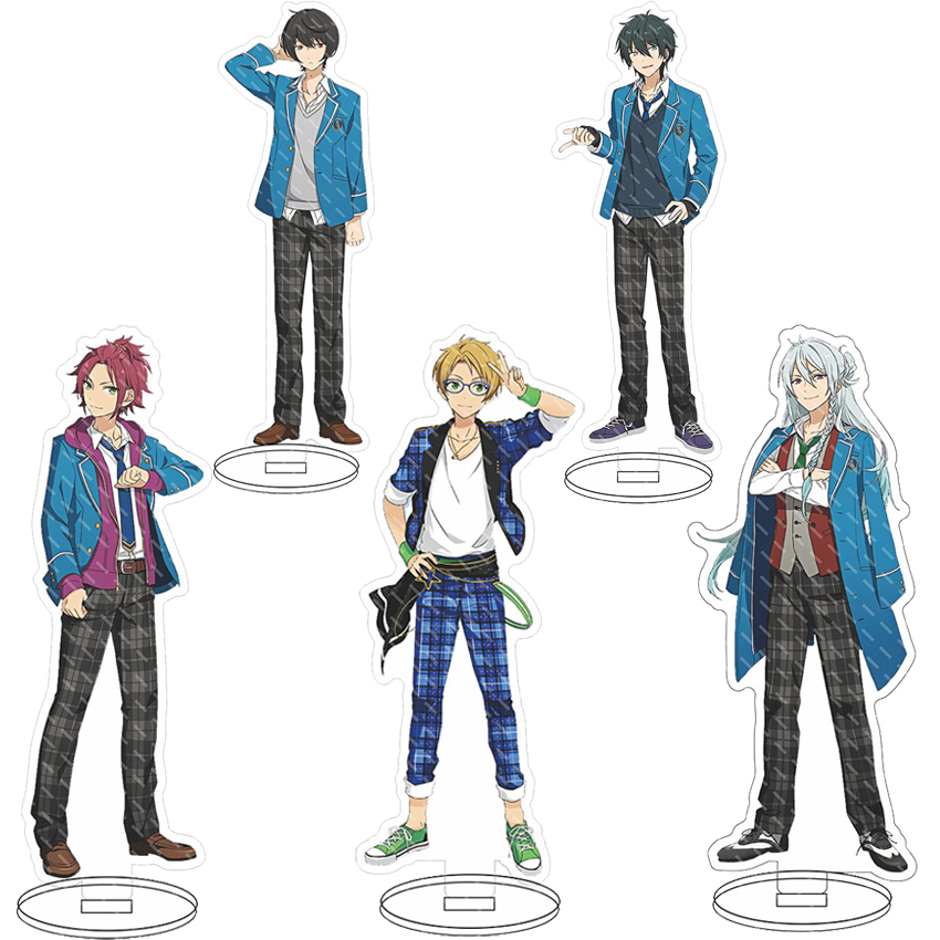 Anime Cosplay Rental - แท่นอะคริลิกอนิเมะขนาด 16 ซม. Ensemble Stars! อาเคโฮชิ