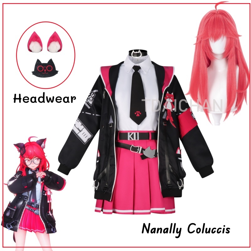 Anime Cosplay Pink - ชุดคอสเพลย์ Neverness To Everness Nanally Coluccis