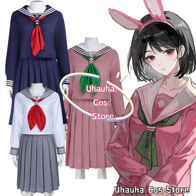 Cosplay Anime Basic - ชุดคอสเพลย์เกมฮินาโกะ ชิมิซึ {Uhauha Cos} ชุดนักเรียนสไตล์พื้นฐาน 3