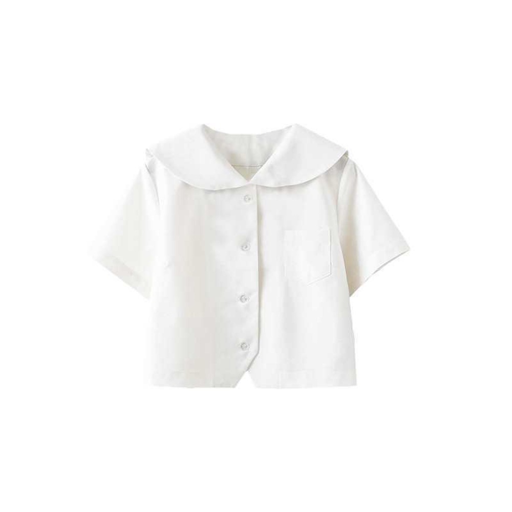 เสื้อนักเรียน JK สีขาว แขนยาว/ - Cosplay Anime Basic บทวิจารณ์และราคา