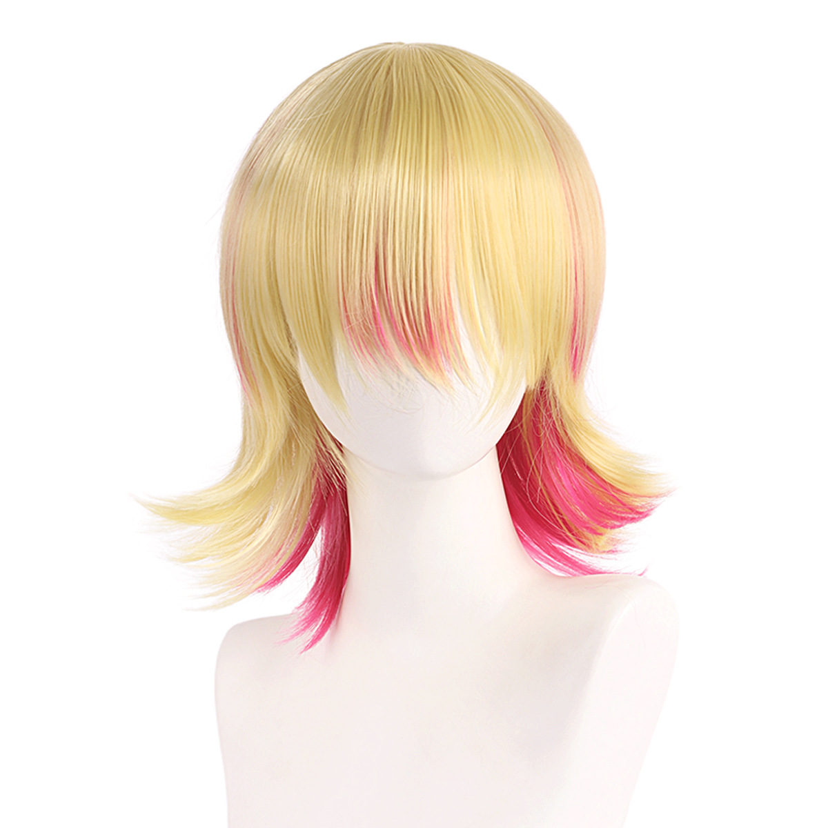 วิกผมคอสเพลย์สังเคราะห์ผมสีบลอ - Anime Cosplay Duo บทวิจารณ์และราคา