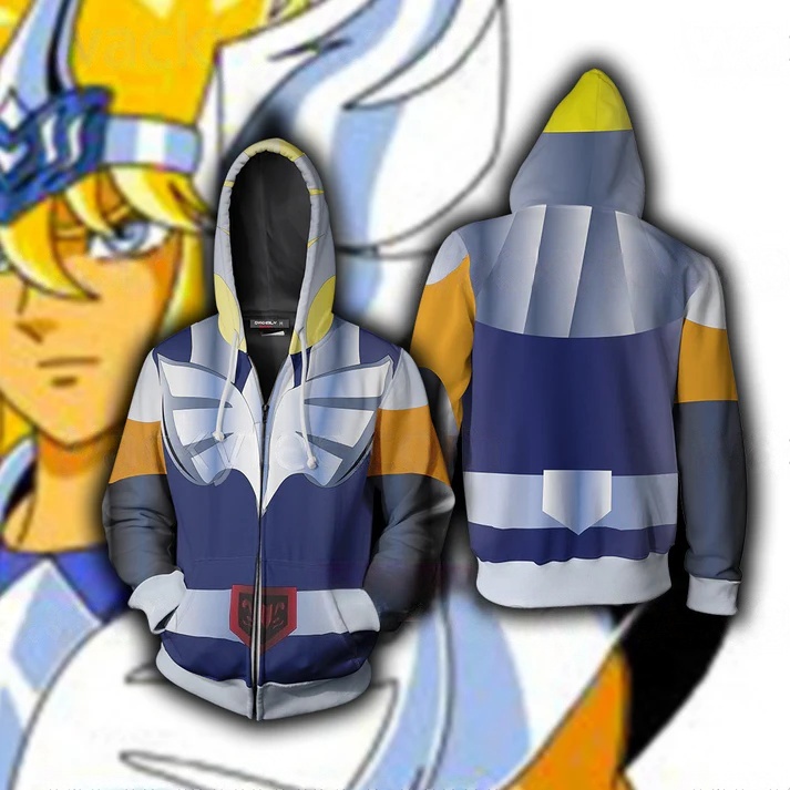 เสื้อฮู้ดอนิเมะเซนต์เซย่า พิมพ - Cosplay Anime Basic บทวิจารณ์และราคา