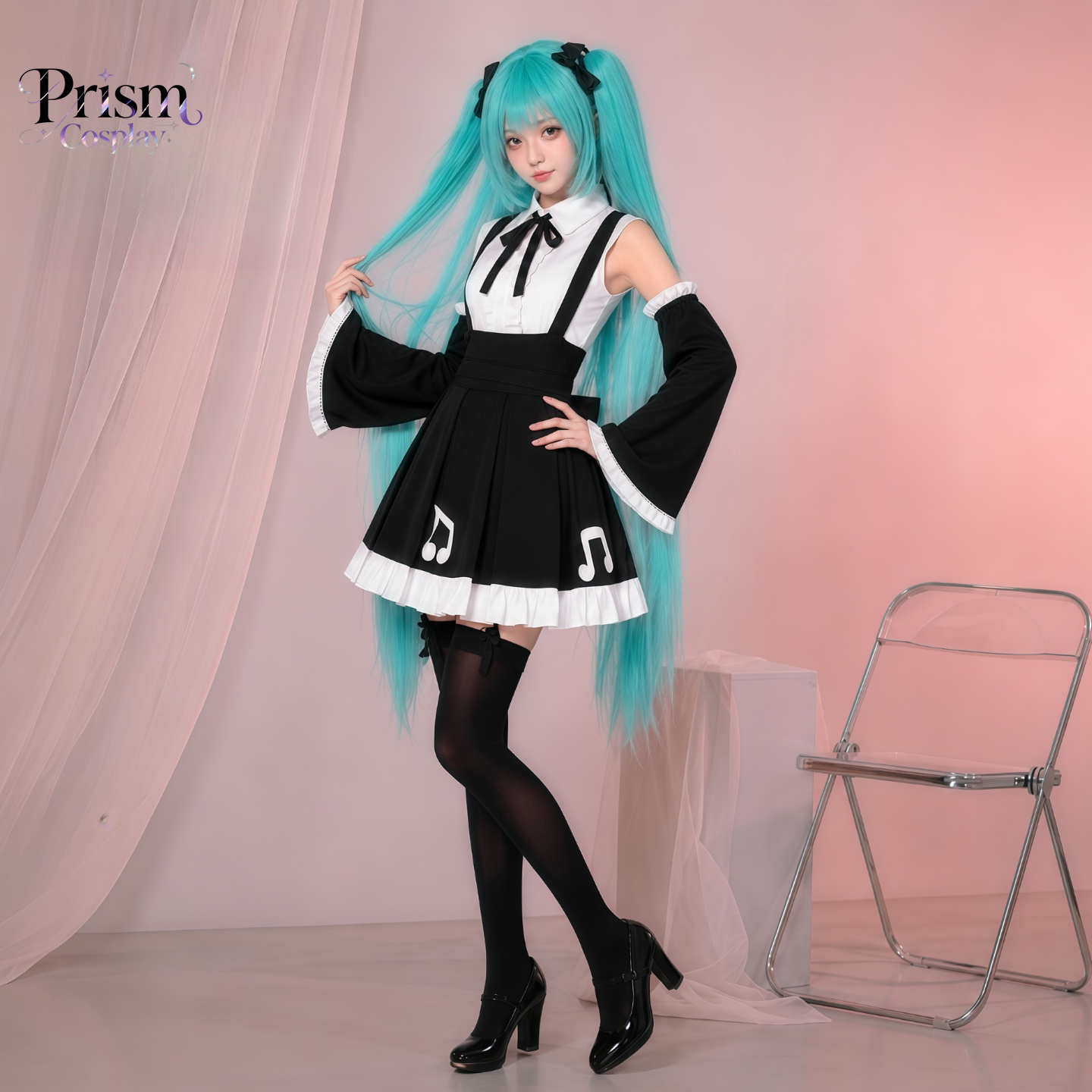มิคุ: ชุดคอสเพลย์ Project DIVA - Anime Cosplay Miku บทวิจารณ์และราคา