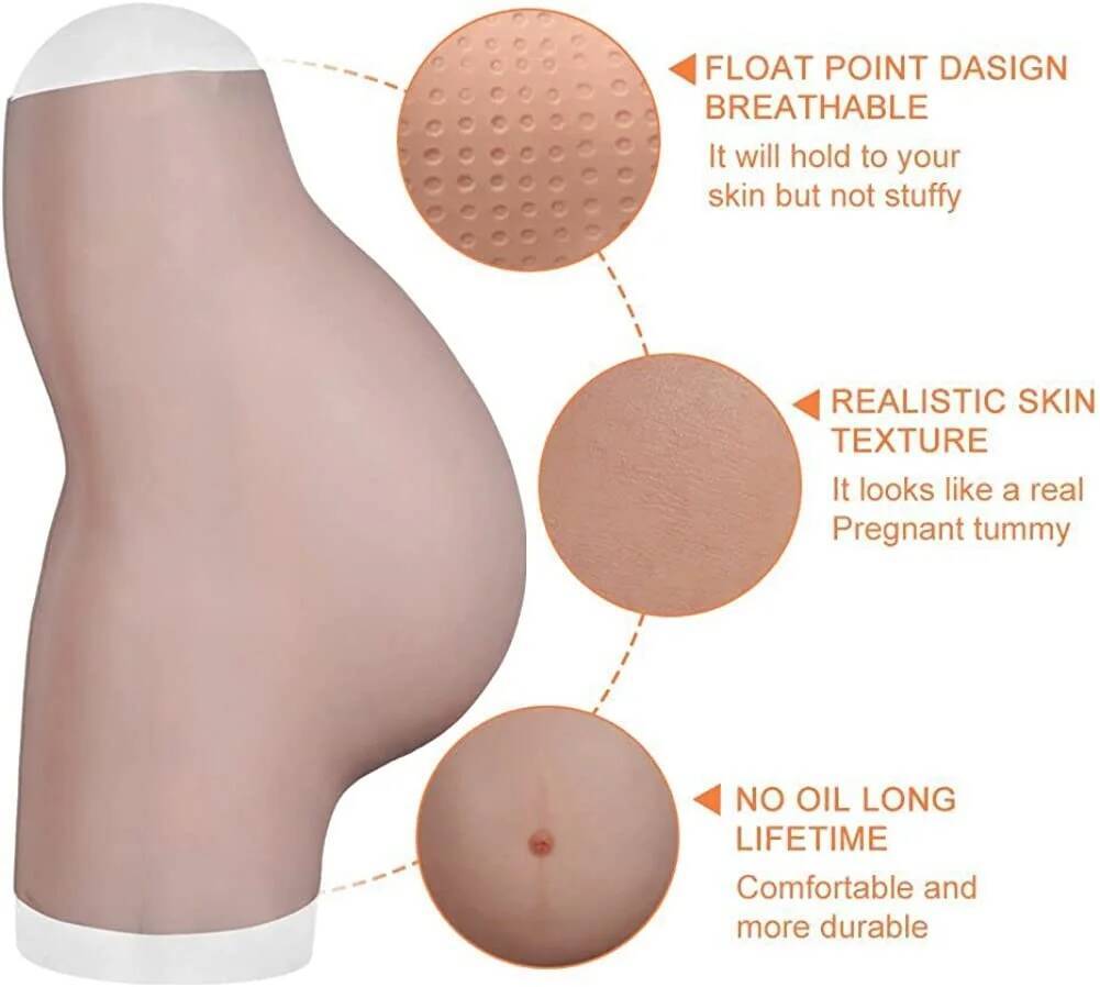 ท้องปลอมซิลิโคนสำหรับคอสเพลย์  - Anime Cosplay Pregnant บทวิจารณ์และราคา