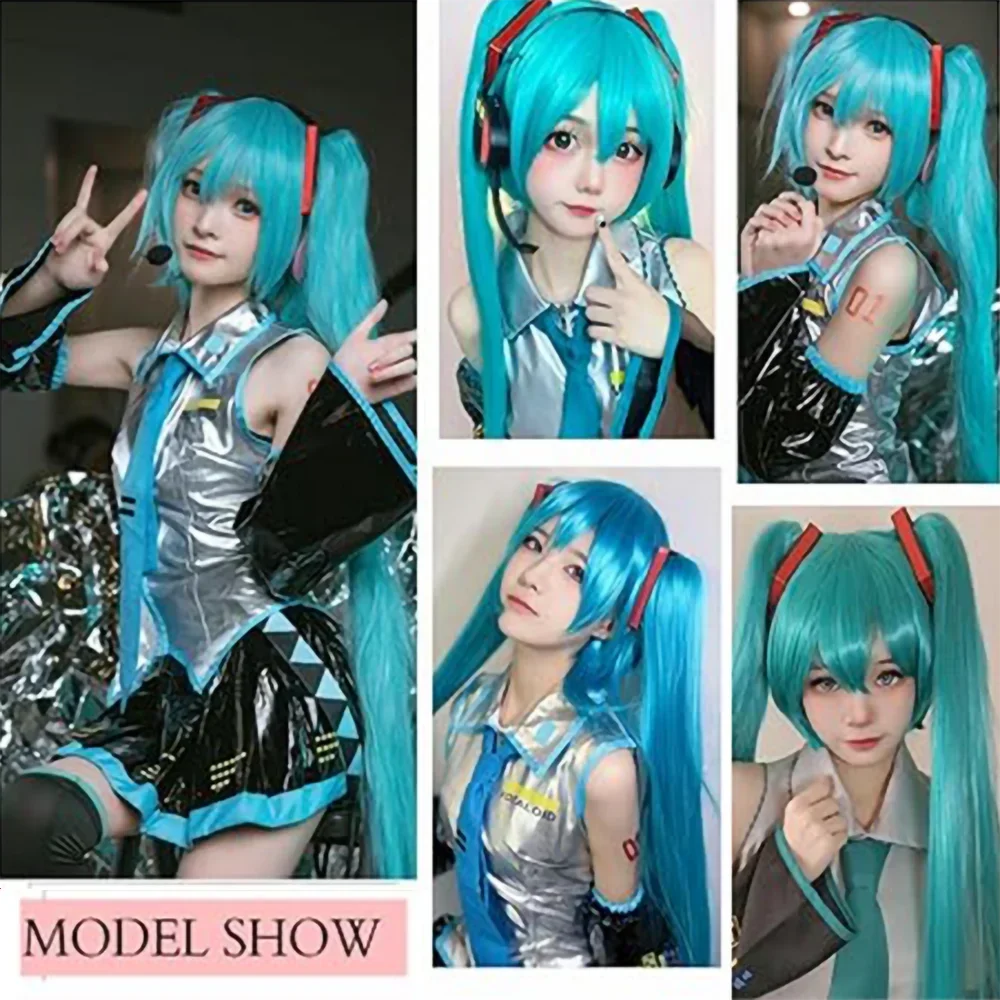 2026 มิกุคอสเพลย์วิกผมยาว 105  - Anime Cosplay Miku บทวิจารณ์และราคา