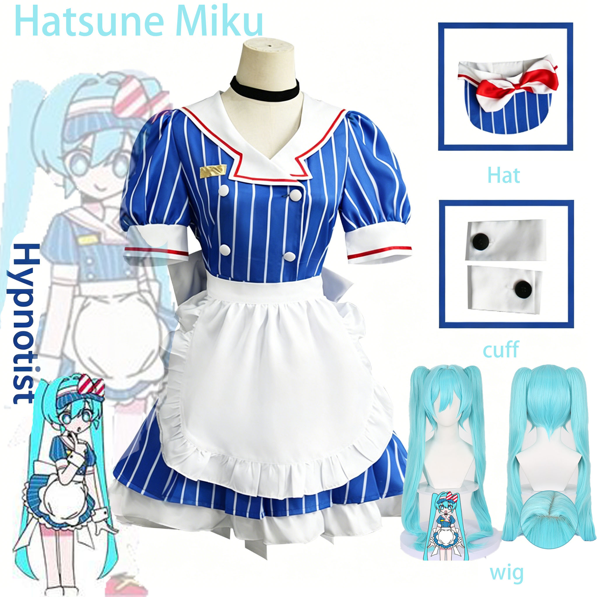 ชุดคอสเพลย์แม่บ้านอะนิเมะ ชุดย - Anime Cosplay Duo บทวิจารณ์และราคา