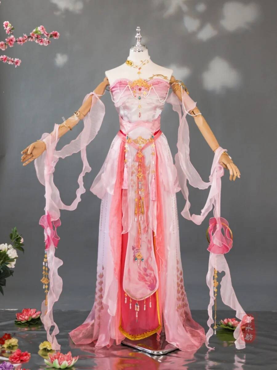 ตำนานจี๋ซิ่วแห่งตะวันออก: ชุดค - Anime Cosplay Pink บทวิจารณ์และราคา