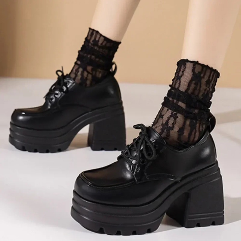 รองเท้าโลลิต้าสำหรับผู้หญิง รอ - Cosplay Anime Basic บทวิจารณ์และราคา
