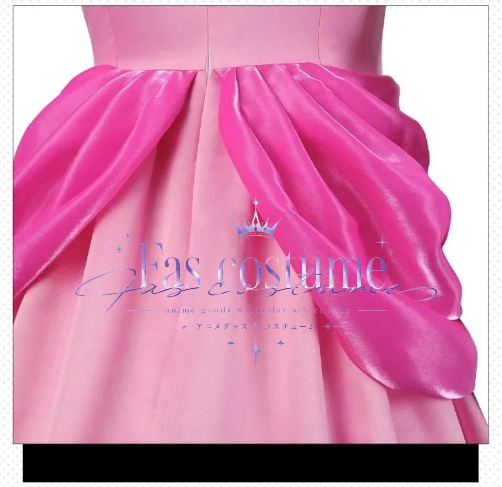 เจ้าหญิงพีชคอสเพลย์เครื่องแต่ง - Anime Cosplay Pink บทวิจารณ์และราคา
